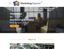 Tablet Screenshot of marketingexpress.com